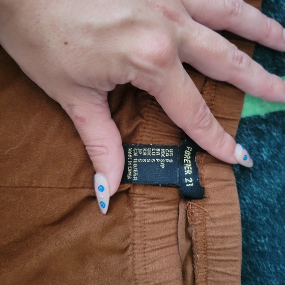 🤎S Forever 21 Suade Leggings🤎 - Picture 4 of 7